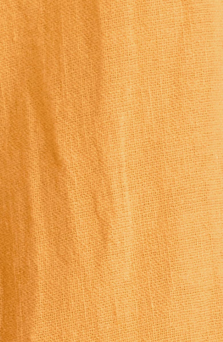 Vitamin A<sup>®</sup> Riviera Sleeveless Linen Cover-Up Minidress, Alternate, color, Creamsicle