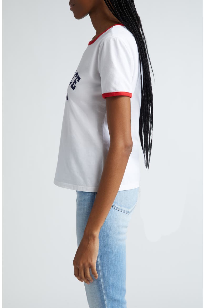 Tommie Supima® Cotton Ringer T-Shirt, Alternate, color, WHITERED