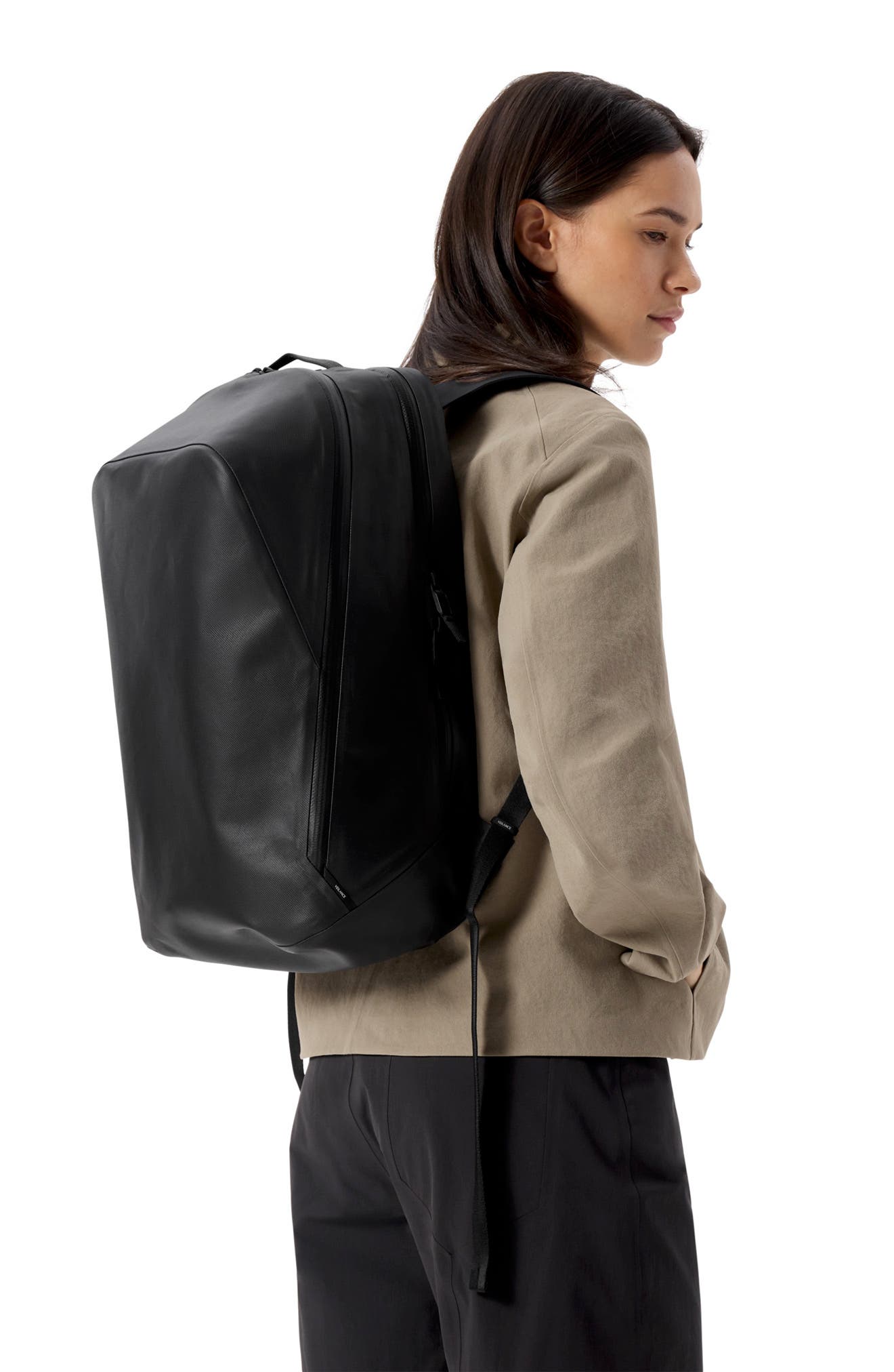 Veilance Anodic Nylon Twill Backpack, Alternate, color, Black