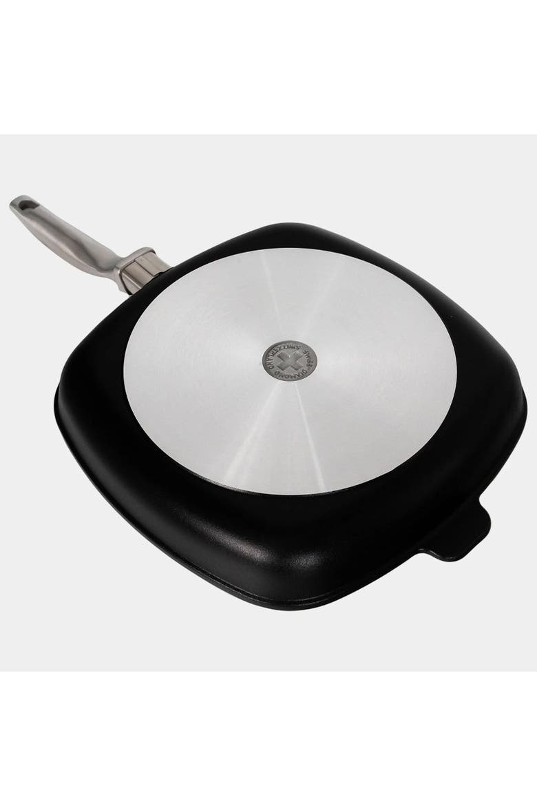 CHD Nonstick 11-Inch x 11-Inch Square Grill Pan, Alternate, color, Black