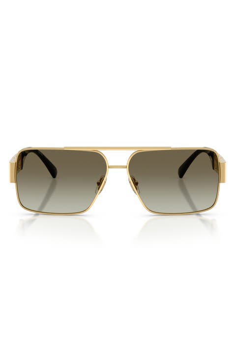 VE2290 61mm Gradient Rectangular Sunglasses