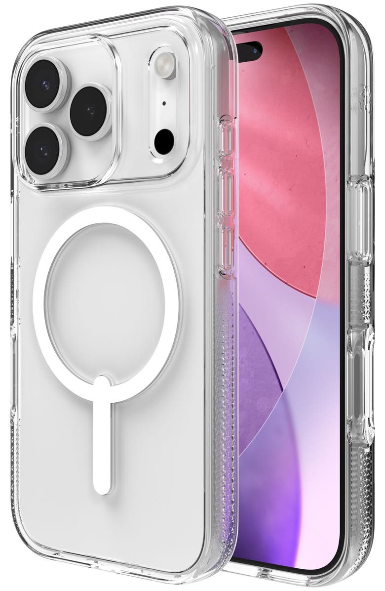ZAGG Crystal Palace Snap MagSafe Case with Kickstand for Apple iPhone 17 Pro, Main, color, Clear