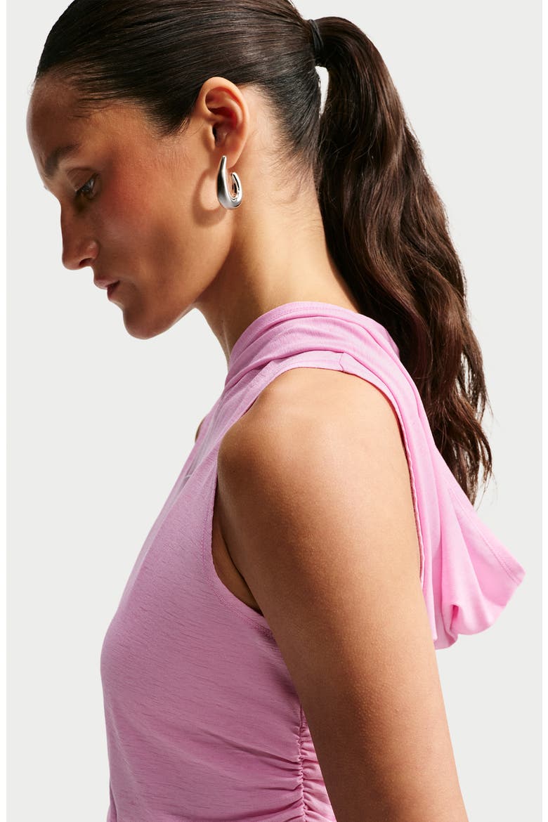Hooded Cropped Tank, Alternate, color, PINK RISE/ SAIL