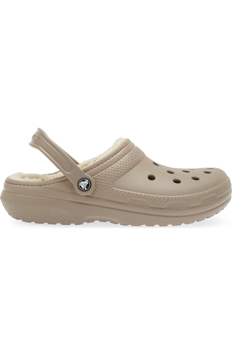 CROCS <sup>™</sup> Classic Lined Slipper, Alternate, color, Mushroom/ Bone