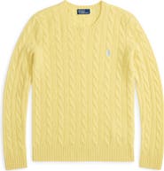 Polo Ralph Lauren Cable Stitch Wool & Cashmere Sweater