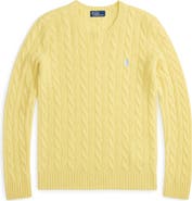 Polo Ralph Lauren Cable Stitch Wool & Cashmere Sweater