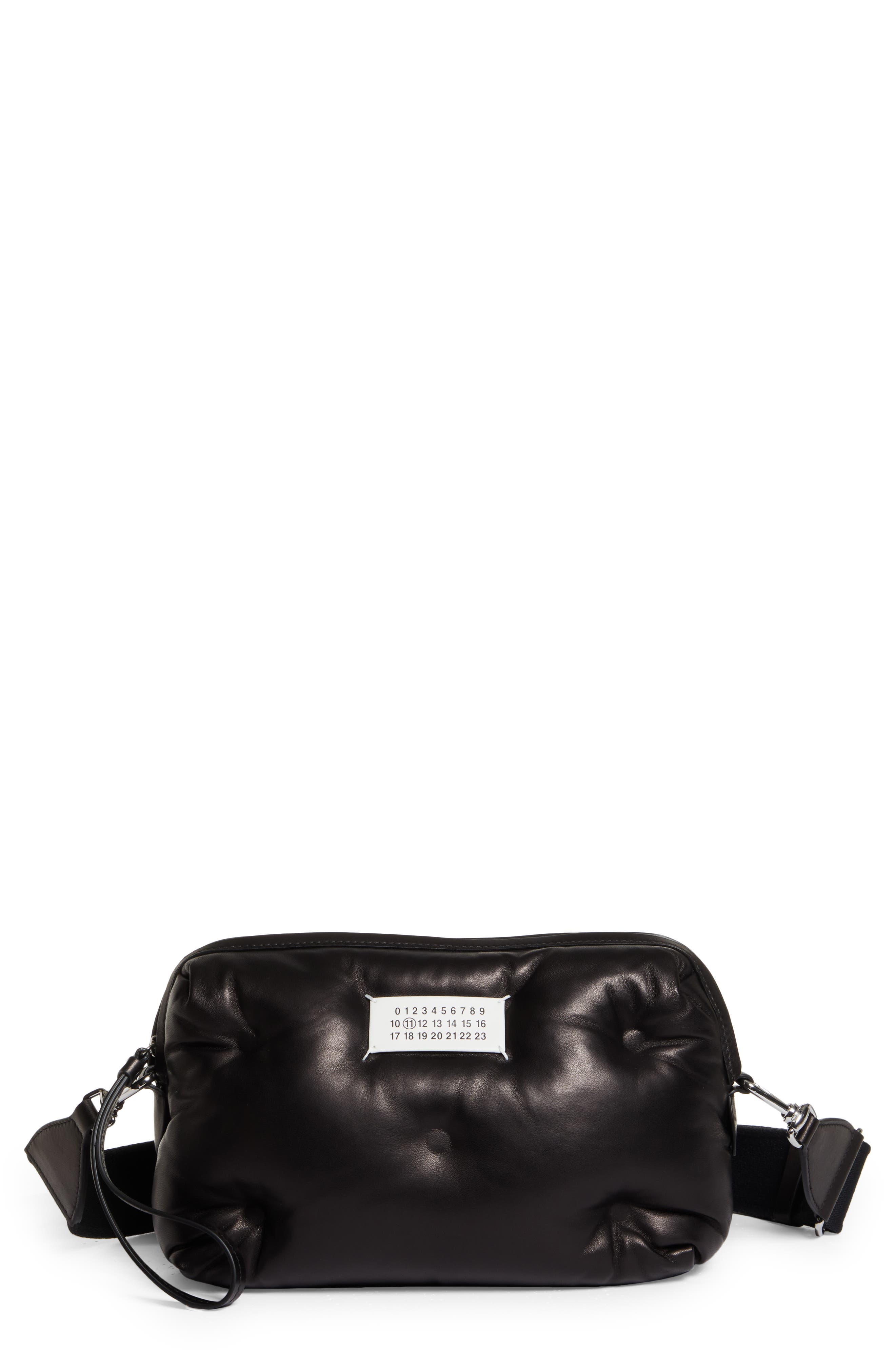 Maison Margiela Glam Slam Leather Crossbody Bag, Main, color, 