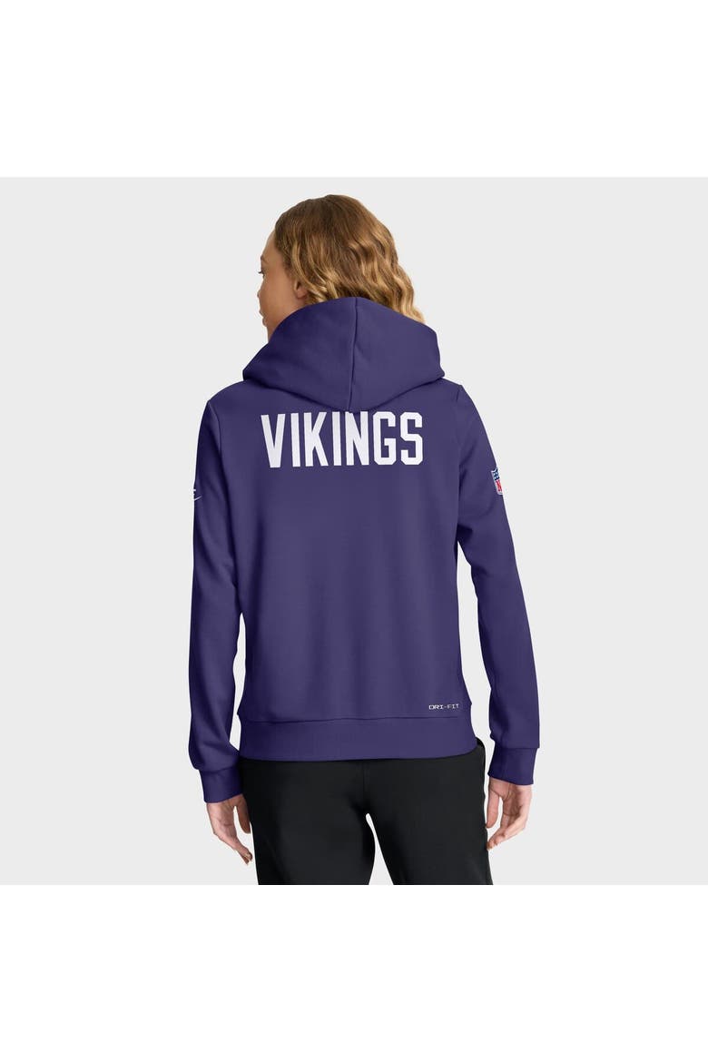 Women's Nike Purple Minnesota Vikings Sideline Standard Issue Throwback Dri-FIT Hoodie, Alternate, color, Purple
