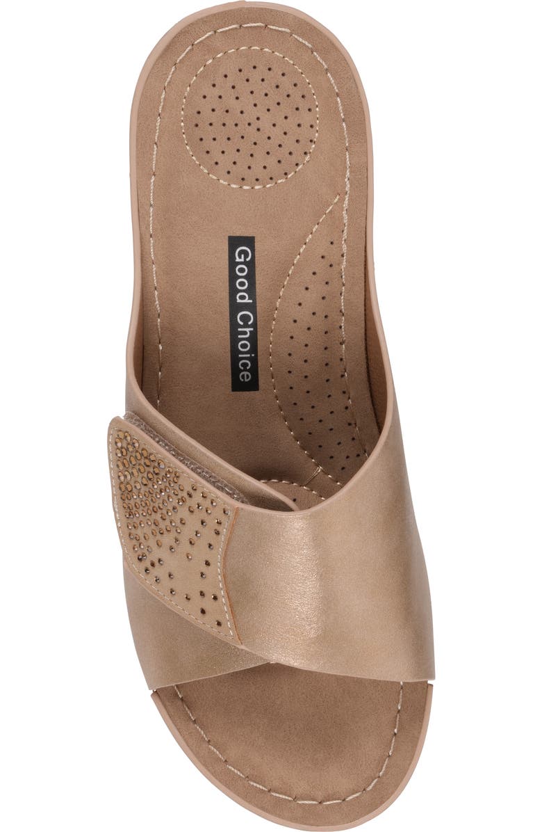 GC SHOES Annora Wedge Sandal, Alternate, color, Gold