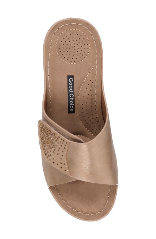 Gc Shoes Annora Wedge Sandal In Gold