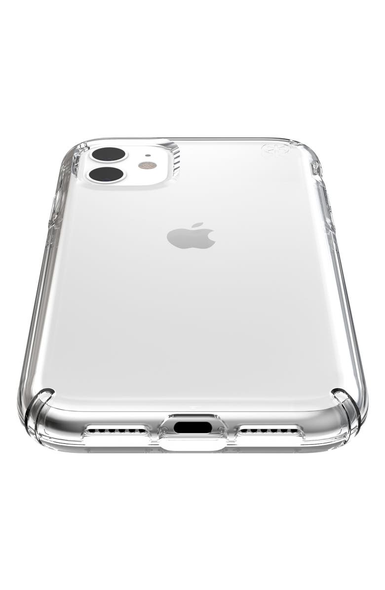 Speck Presidio Stay Clear iPhone 11/11 Pro/11 Pro Max Phone Case, Alternate, color, 