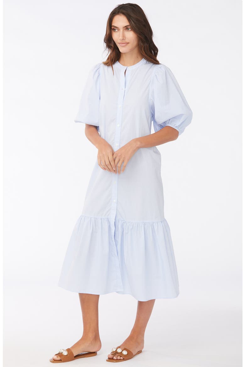 Floria Shift Dress, Alternate, color, SKY BLUE STRIPE