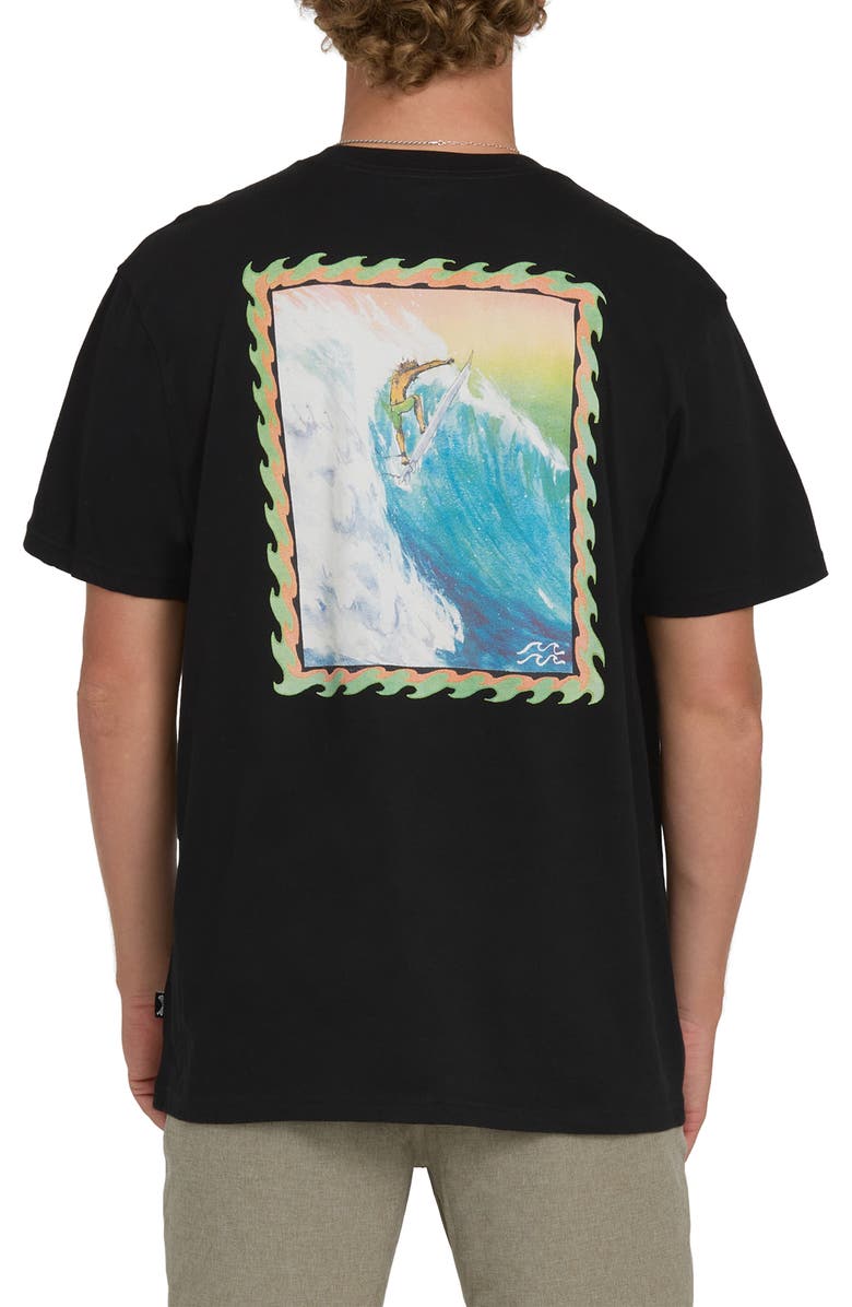 Billabong Nanda Ormond Occy Premium Graphic T-Shirt, Alternate, color, Black