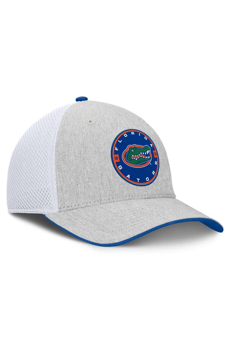 FANATICS Men's Fanatics  Heather Gray Florida Gators Trigger Flex Hat, Alternate, color, Heather Gray