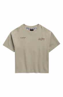 DENIM AND FLOWER Kids' Logo Short Sleeve T-Shirt