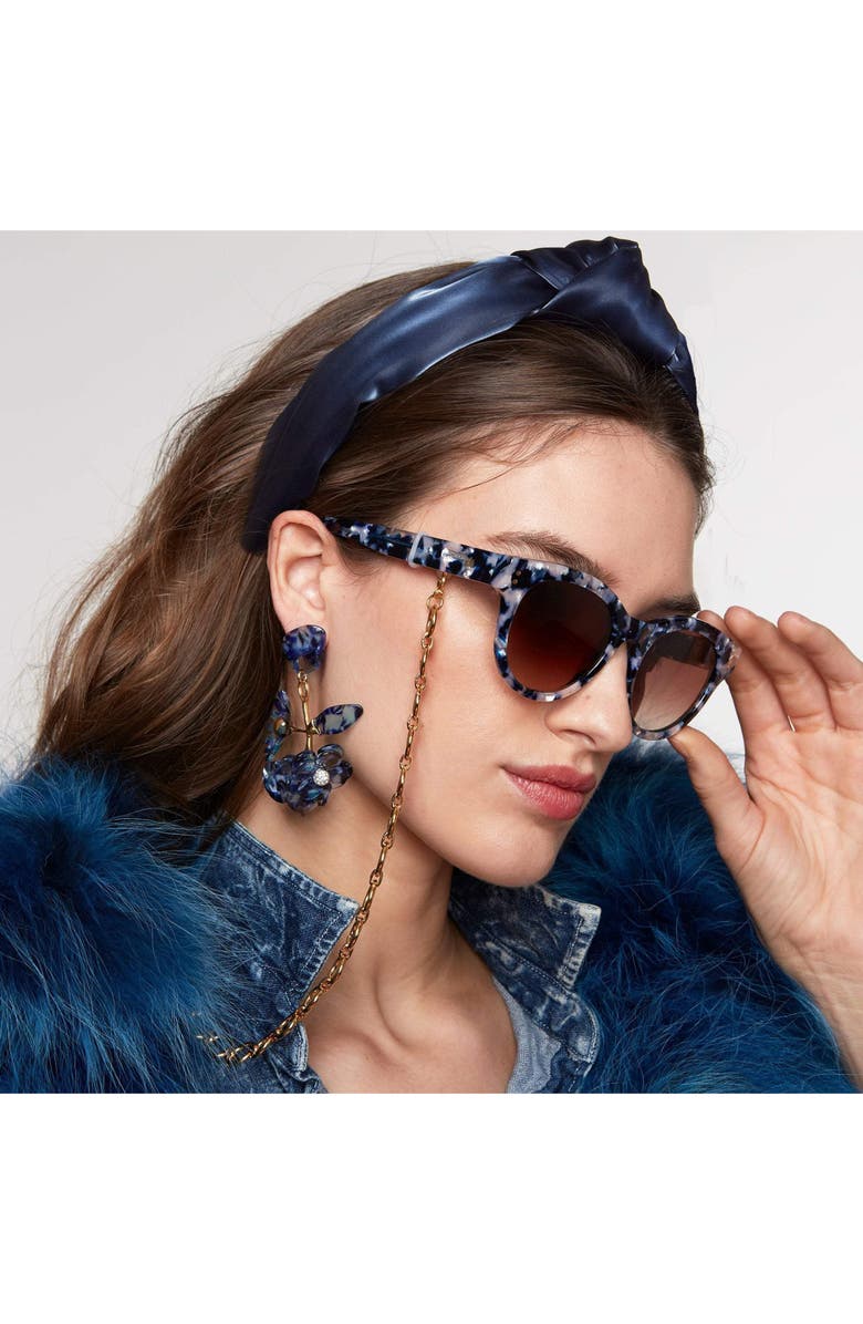 Lele Sadoughi Faux Leather Knotted Headband, Alternate, color,