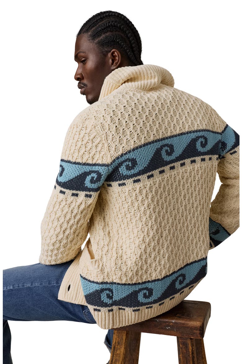 Wave Swell Cardigan, Alternate, color, PEARL BLUE CREST
