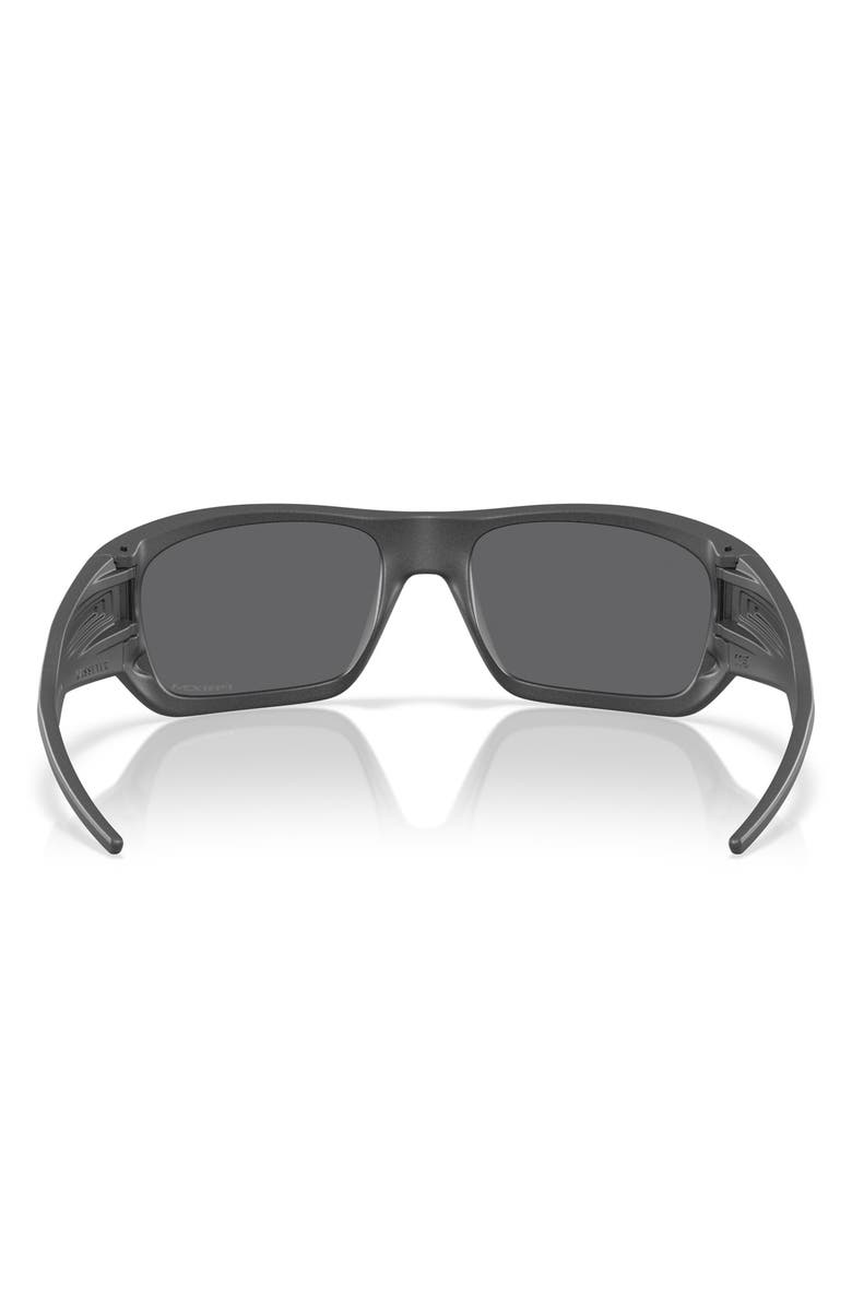 Oakley 60mm Prizm<sup>™</sup> Polarized Rectangular Sunglasses, Alternate, color, Grey