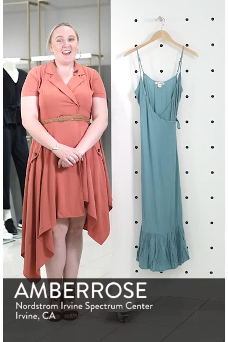 Hold Me Tight Wrap Midi Dress video