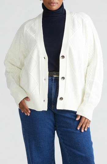 Universal Standard Mixed Cable Stitch Cardigan | Nordstrom