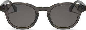 Diff Eyewear Sunglasses Arlo XL DIFF Arlo XL 50mm Polarized Small Round Sunglasses  main image 4