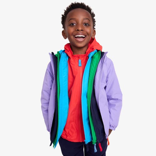 Primary Kids Packable Windbreaker In Navy