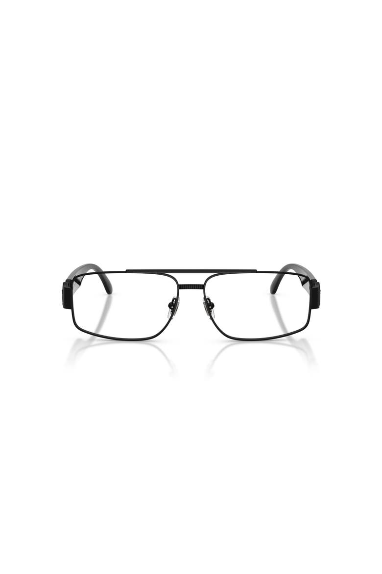 56mm Rectangle optical glasses, Alternate, color, Black