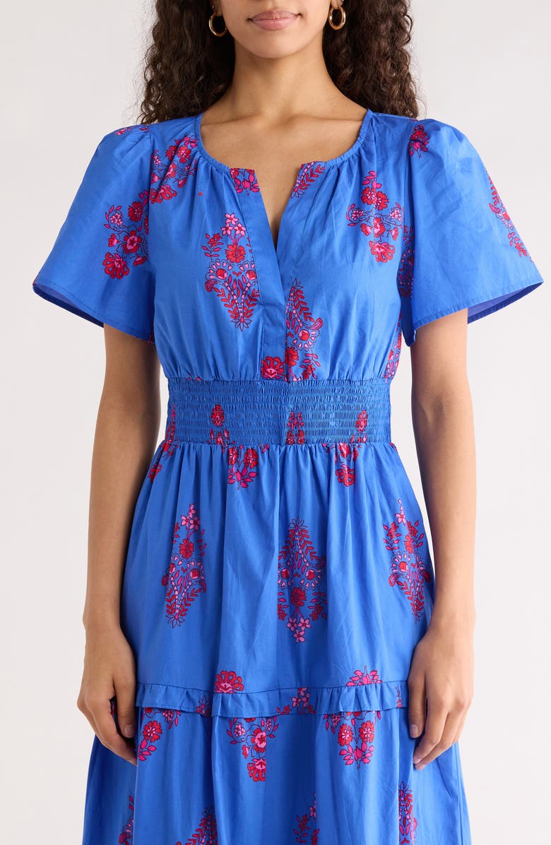 SUGARLIPS Shayna Floral Print Maxi Dress, Alternate, color, 