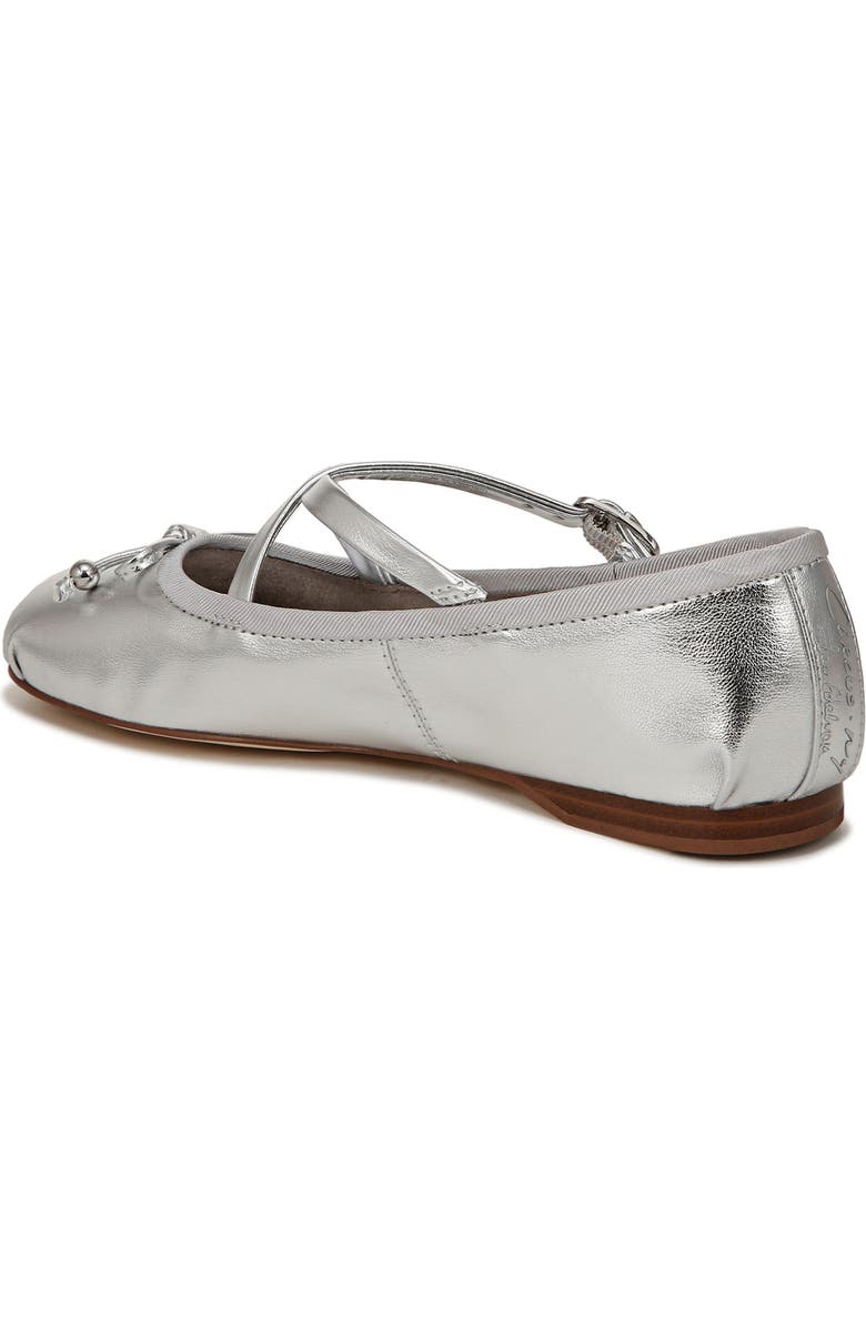 Circus NY by Sam Edelman Zuri Ballet Flat, Alternate, color, Silver