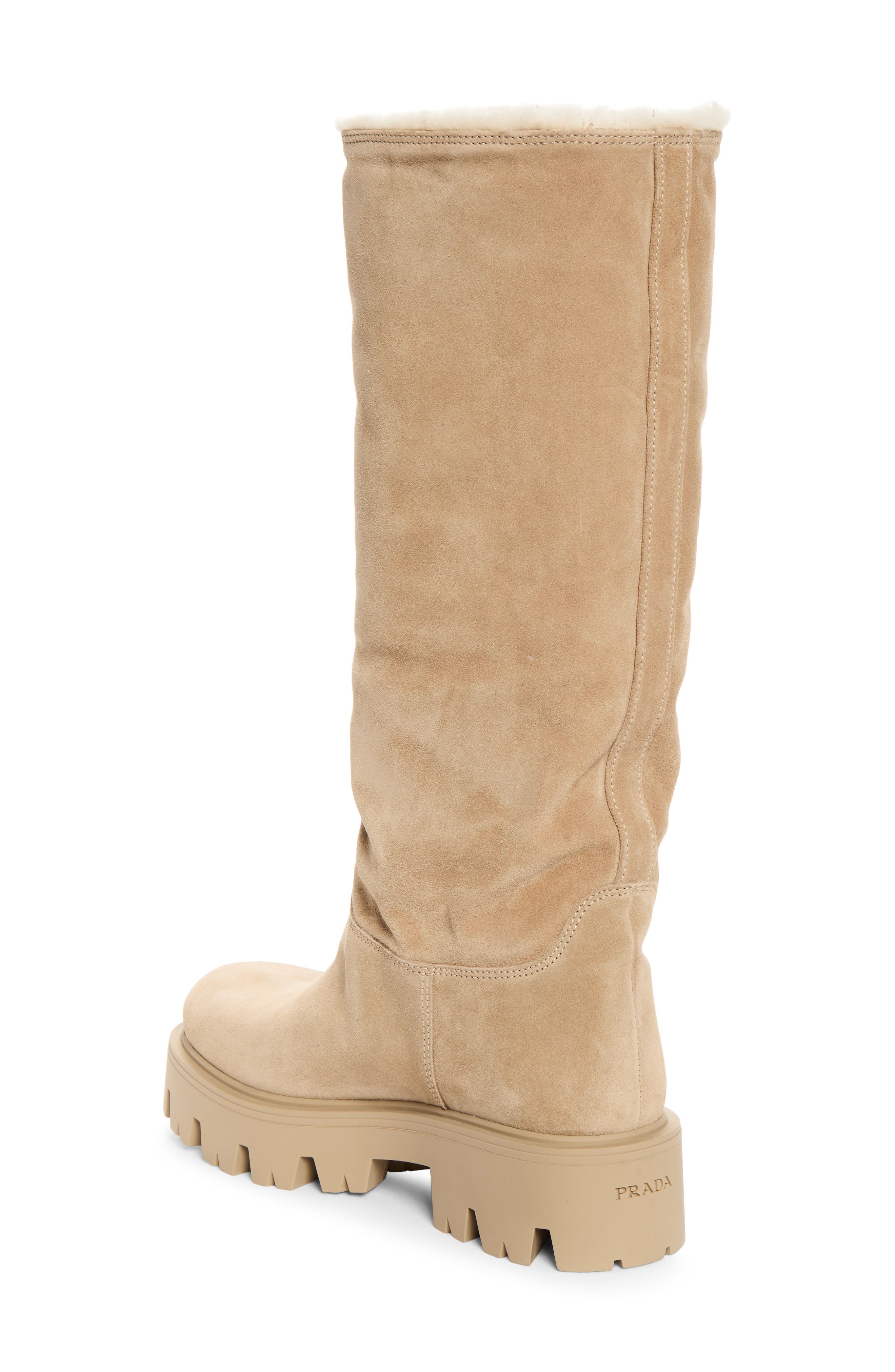 Genuine Shearling Boot, Alternate, color, F0F24 DESERTO