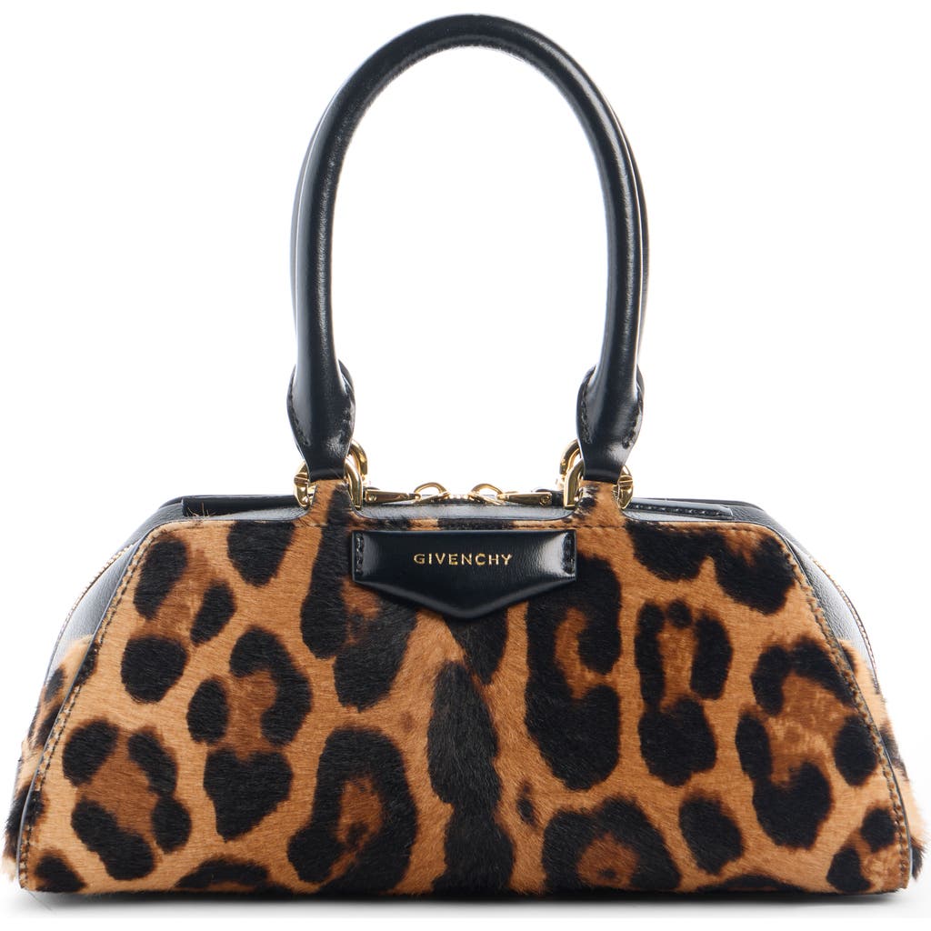 Givenchy Antigona East-west Mini Calf Hair Top-handle Bag In Multi