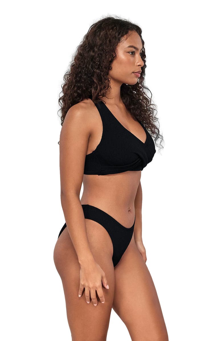 Pacifica by Sunsets Mirabella Bikini Swimsuit Top - D Cup, Alternate, color, Black Pacifica