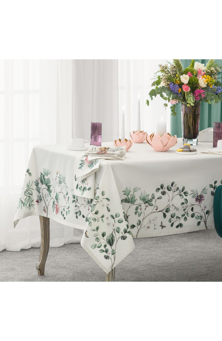 Togas Alfabia Tablecloth, Main, color, White