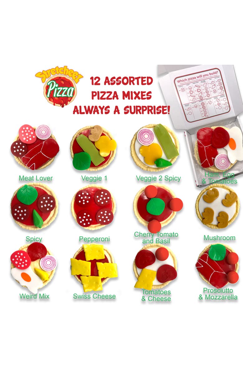 Stretcheez Pizza 2 Pack, Surprise Styles & Toppings, Alternate, color, Multicolored