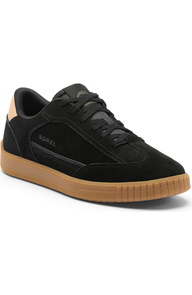 SOREL Ona Drift Lace-Up Sneaker, Main, color, Black/ Sea Salt