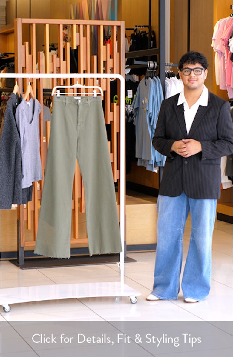 Penny Wide Leg Utility Jeans, sales video thumbnail