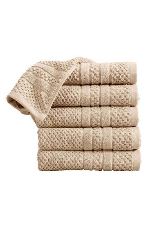 6-Pack Checker Texture Hand Towels