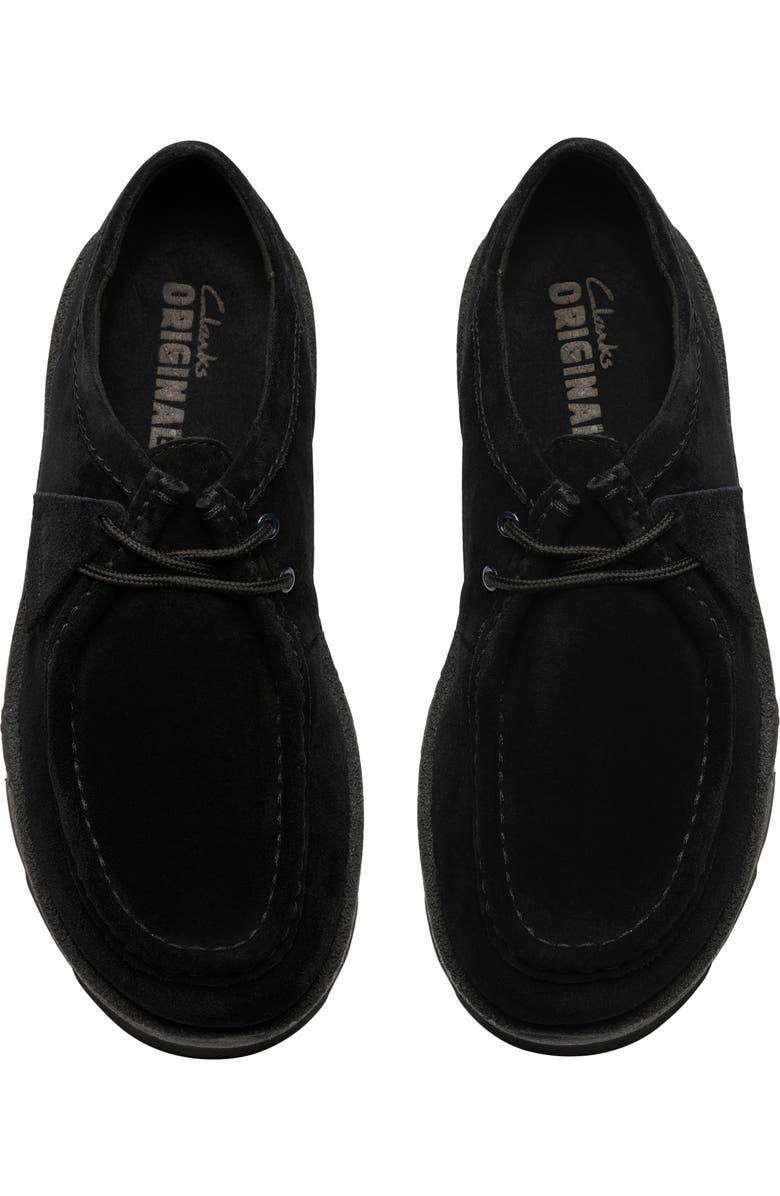 Clarks<sup>®</sup> Originals Meare Lace-Up Wallabee Chukka, Alternate, color, Black Suede