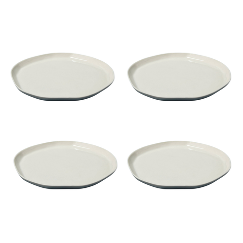 Tam Stoneware Flat Dinner Plate - Set of 4