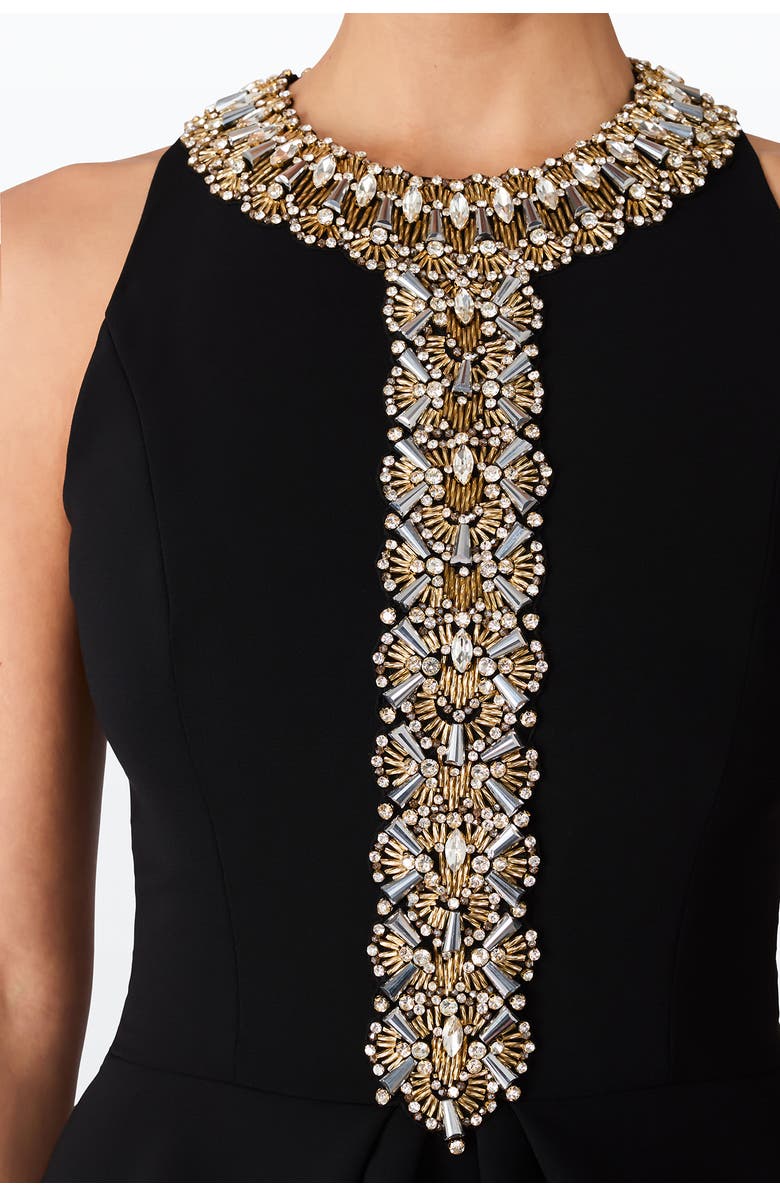 Jenny Packham Sulphice Maxi Dress, Alternate, color, Liquorice