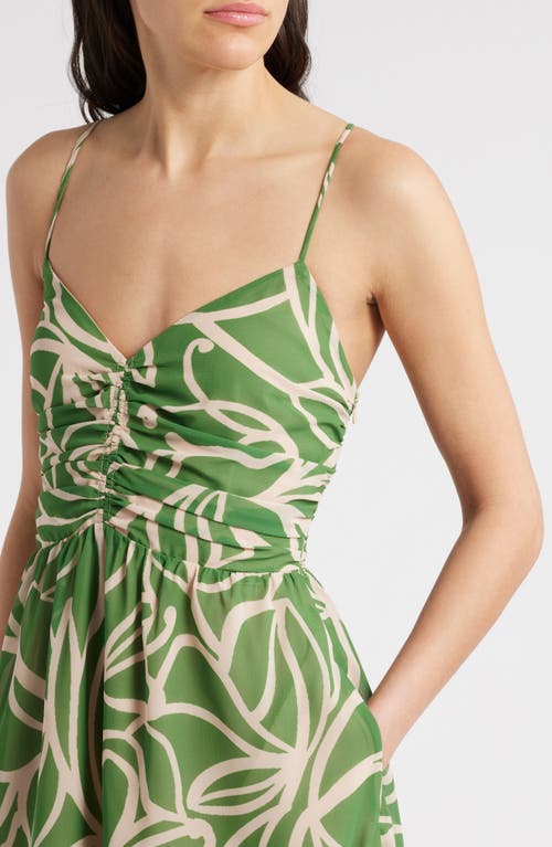 Lost + Wander Floral Lane Midi Dress In Multi