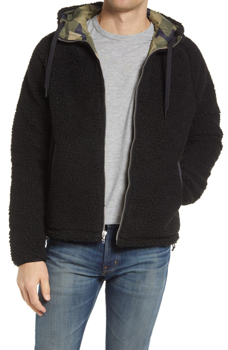 rag & bone Men's Tactic Hooded Fleece Jacket, Main, color, 