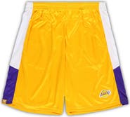 FANATICS Men's Fanatics Gold Los Angeles Lakers Big & Tall Champion Rush Practice Shorts