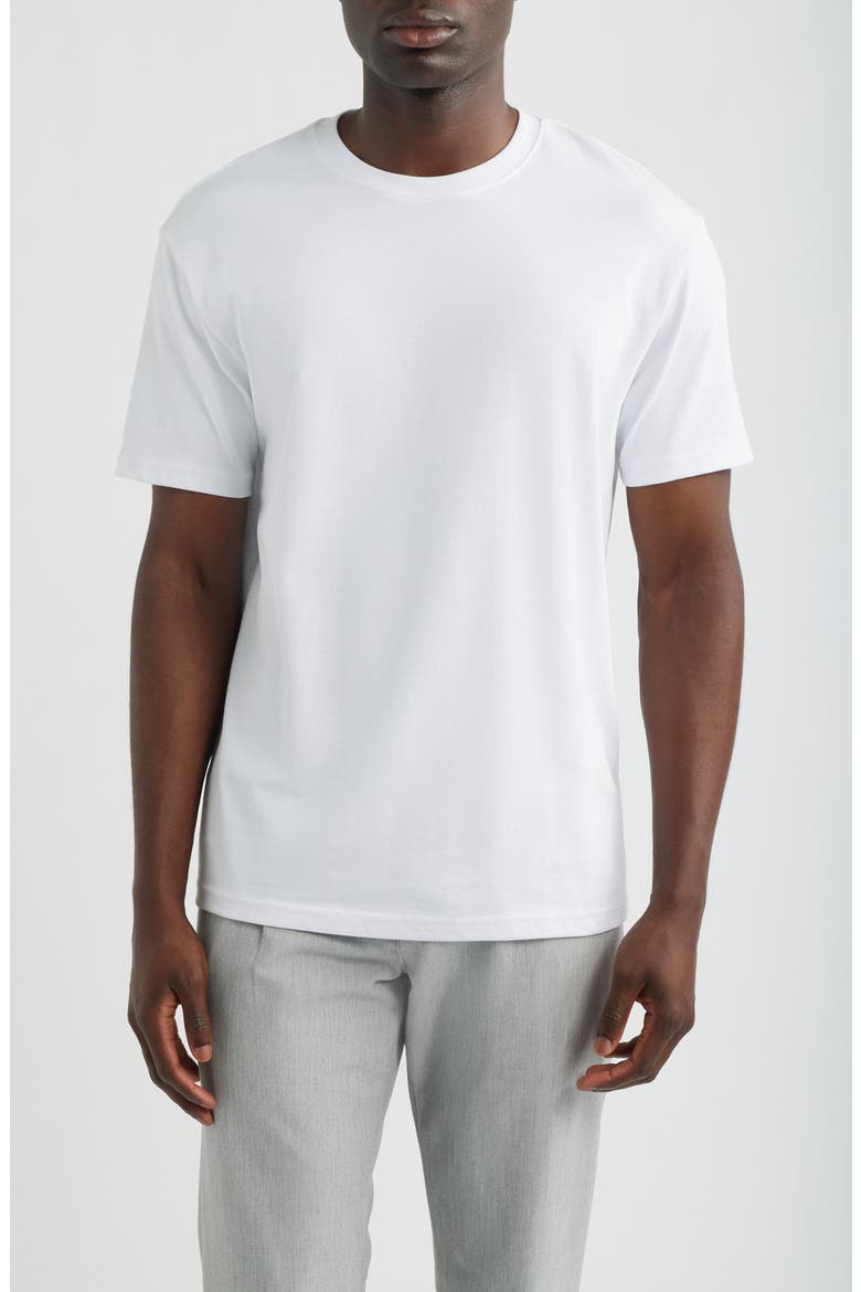 Cotton T-Shirt, Main, color, WHITE