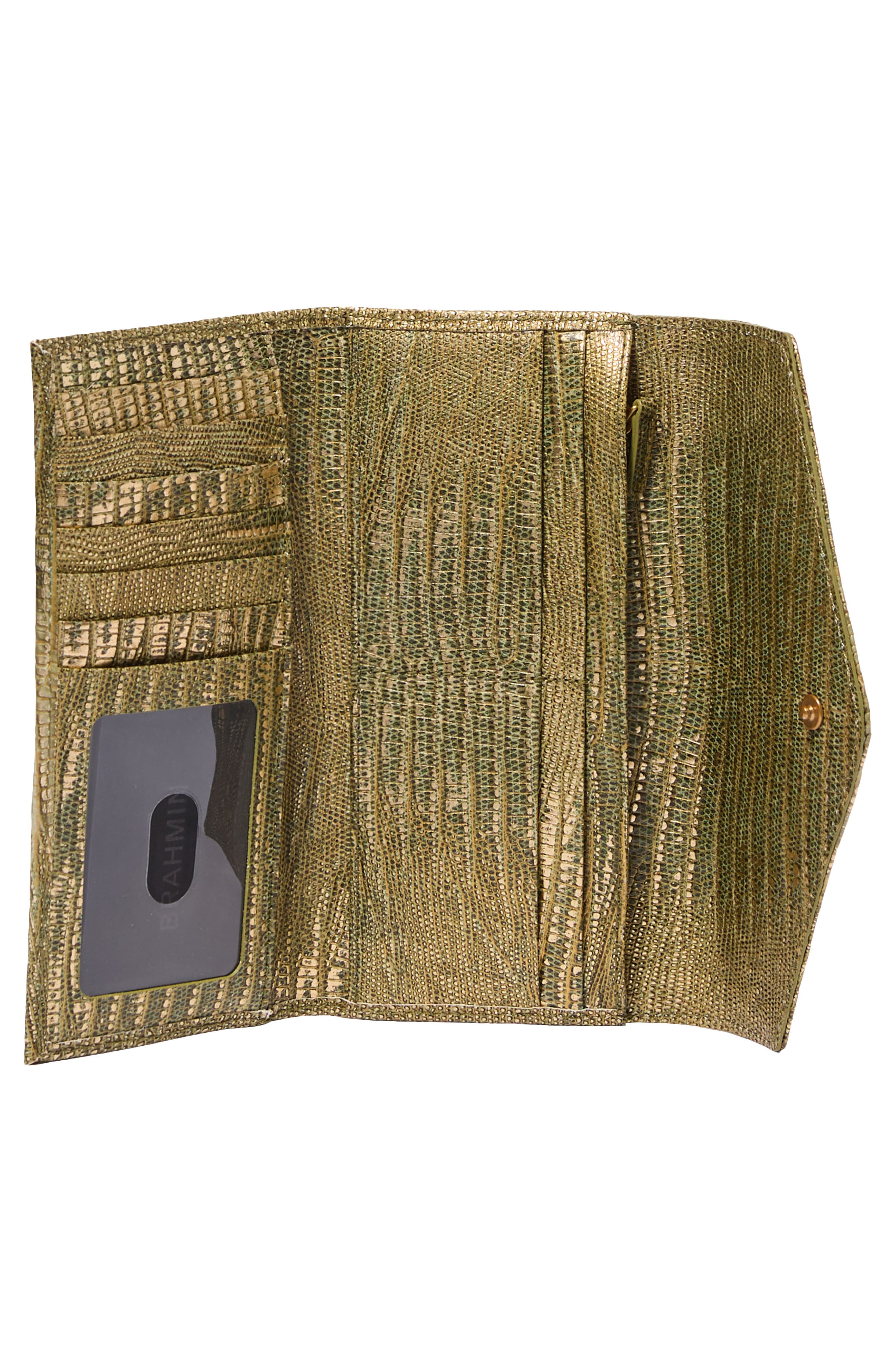 Brahmin Veronica Croc Embossed Leather Wallet (Women) | Nordstrom
