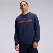Nike Men's Nike Navy Chicago Bears 2026 Rivalries Collection Dri-FIT Crew Sweatshirt