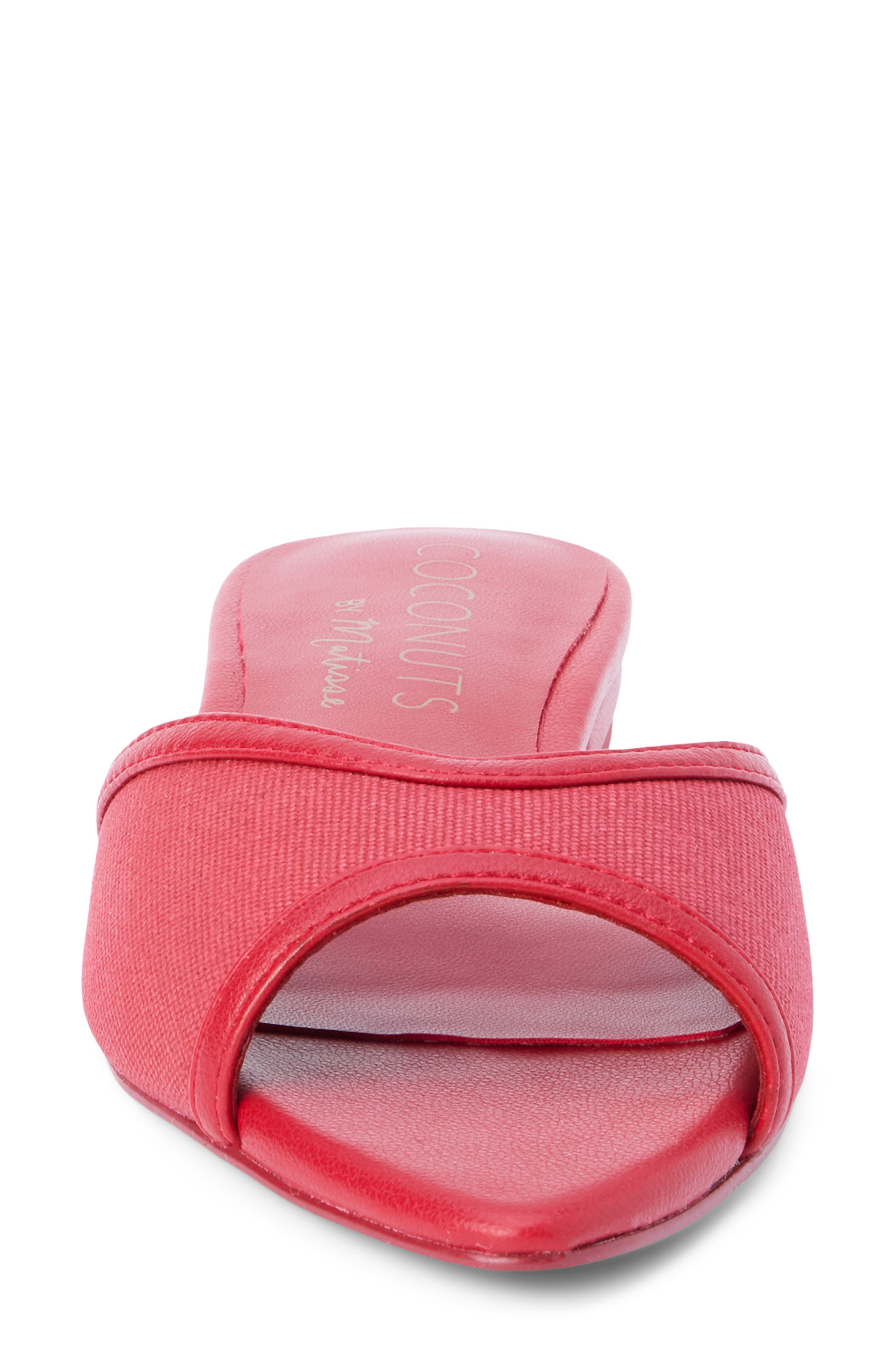 Jess Slide Sandal, Alternate, color, RED