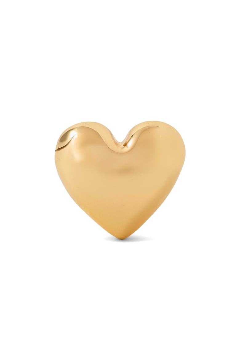 Puffy Heart Ring, Main, color, YELLOW GOLD