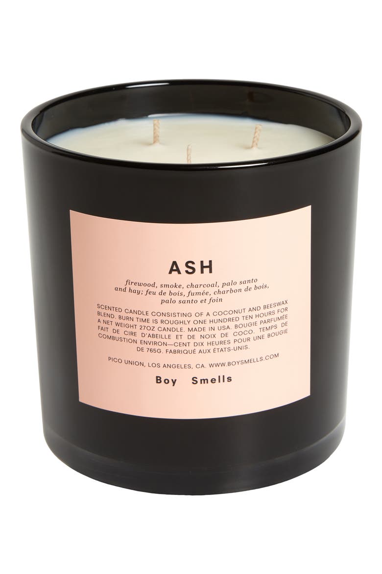 Ash Scented Candle, Main, color, NO COLOR