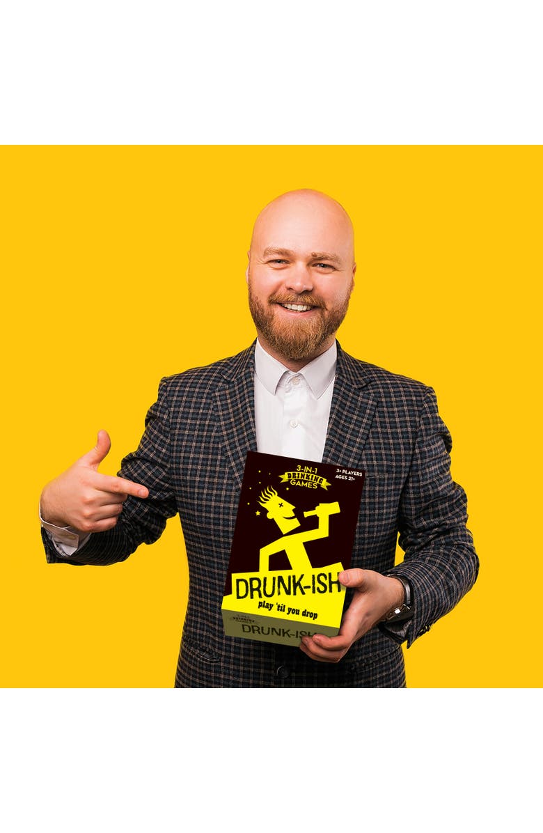 Outset Drunkish 3In1 Drinking Games, 3+ Players, Alternate, color, Multicolored